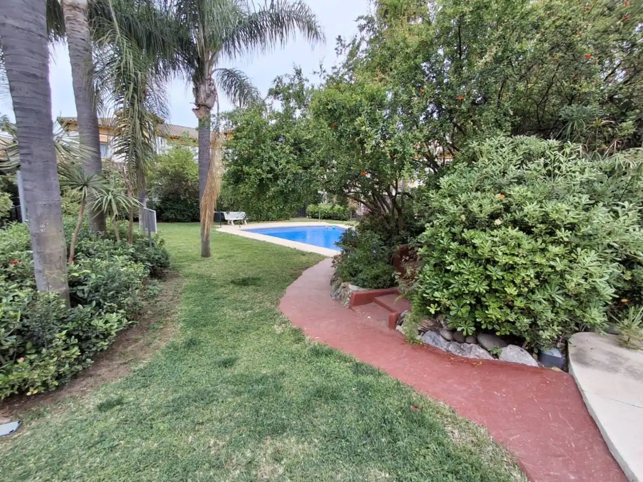 Garden of Detached homes for sale in Marbella  with Terrace and Community pool