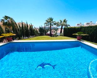 Swimming pool of House or chalet to rent in Mijas  with Air Conditioner, Heating and Private garden