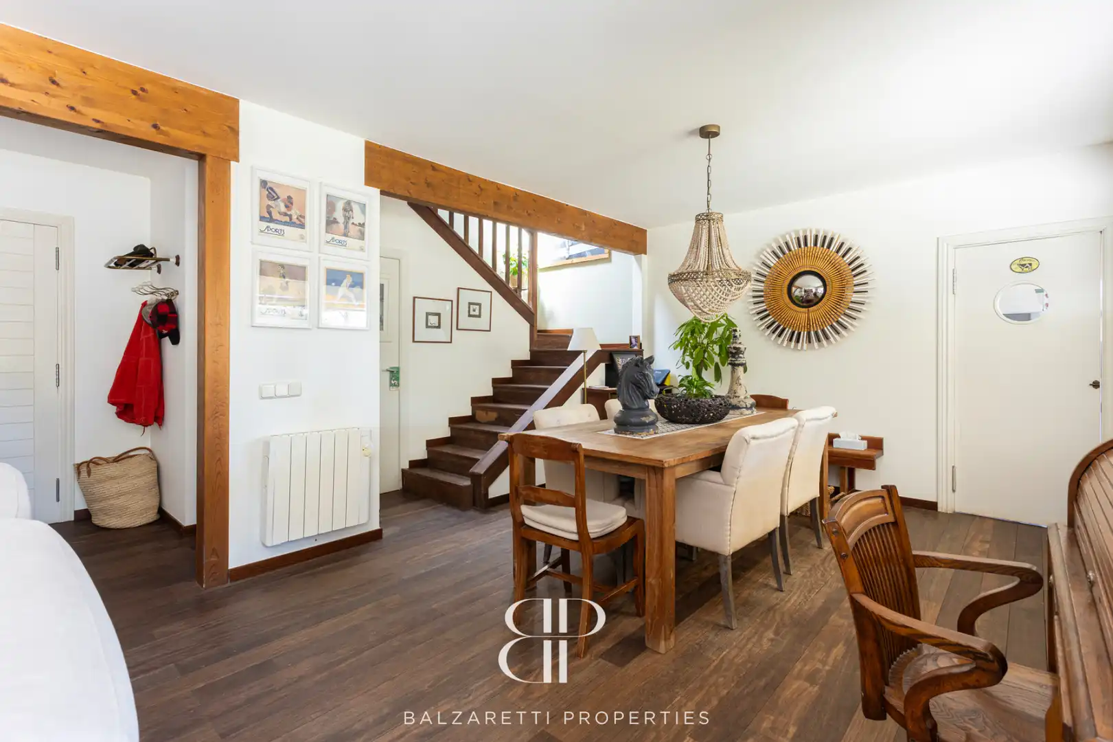 Dining room of Houses for sale in Vallromanes  with Air Conditioner, Heating and Private garden