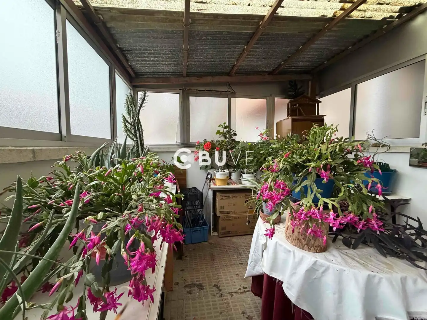 Garten von Wohnung zum Verkauf in León Capital  mit Heizung, Terrasse und Abstellraum