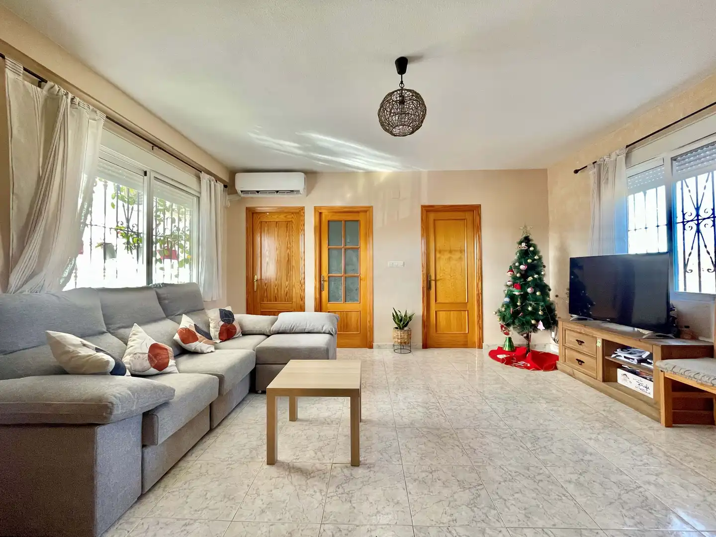 Sala d'estar de Casa o xalet en venda en Blanca amb Aire condicionat, Calefacció i Terrassa
