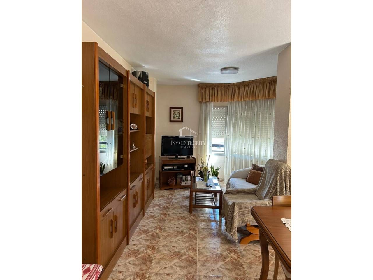 Living room of Flat for sale in Burriana / Borriana  with Terrace, Storage room and Furnished