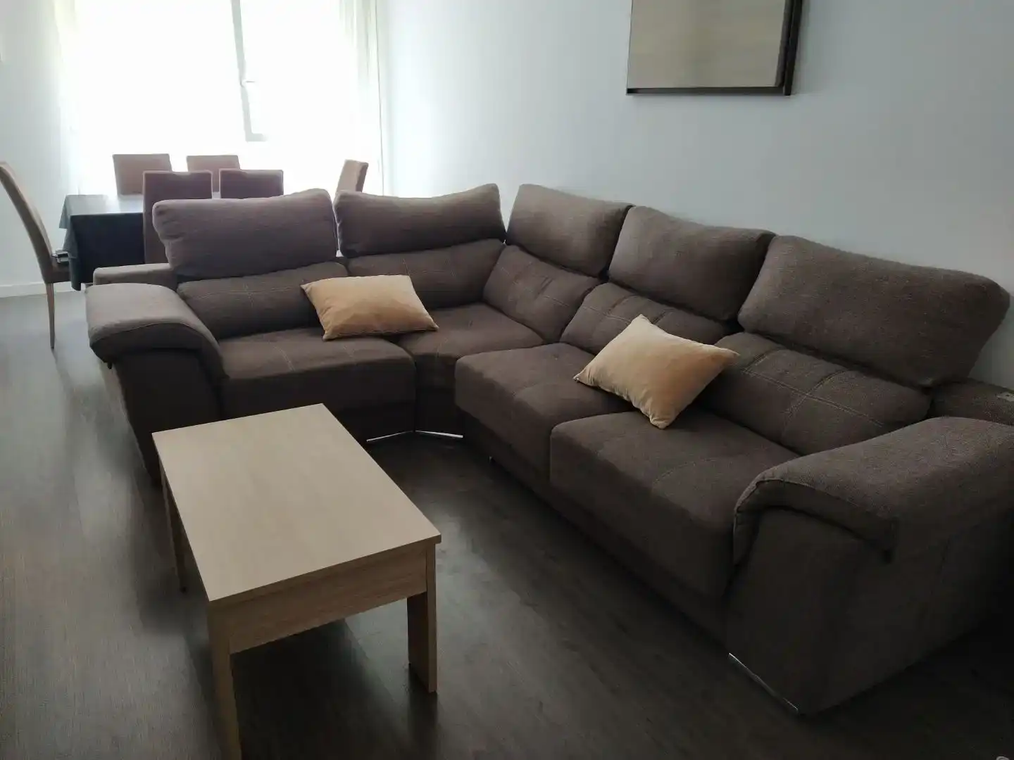 Sala d'estar de Pis en venda en Villalobón amb Parquet, Traster i Moblat