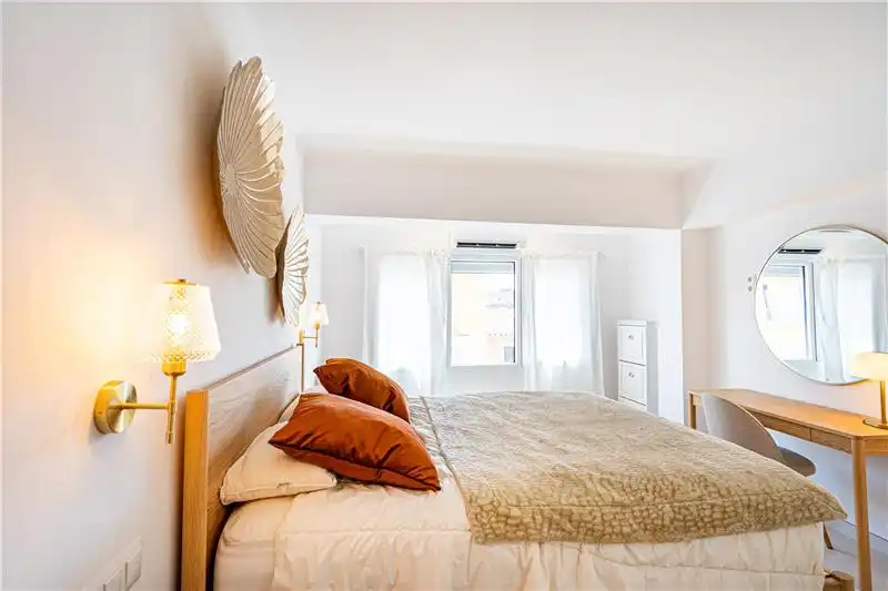 Bedroom of Flat for rent in  Palma de Mallorca  with Air Conditioner, Furnished and Balcony