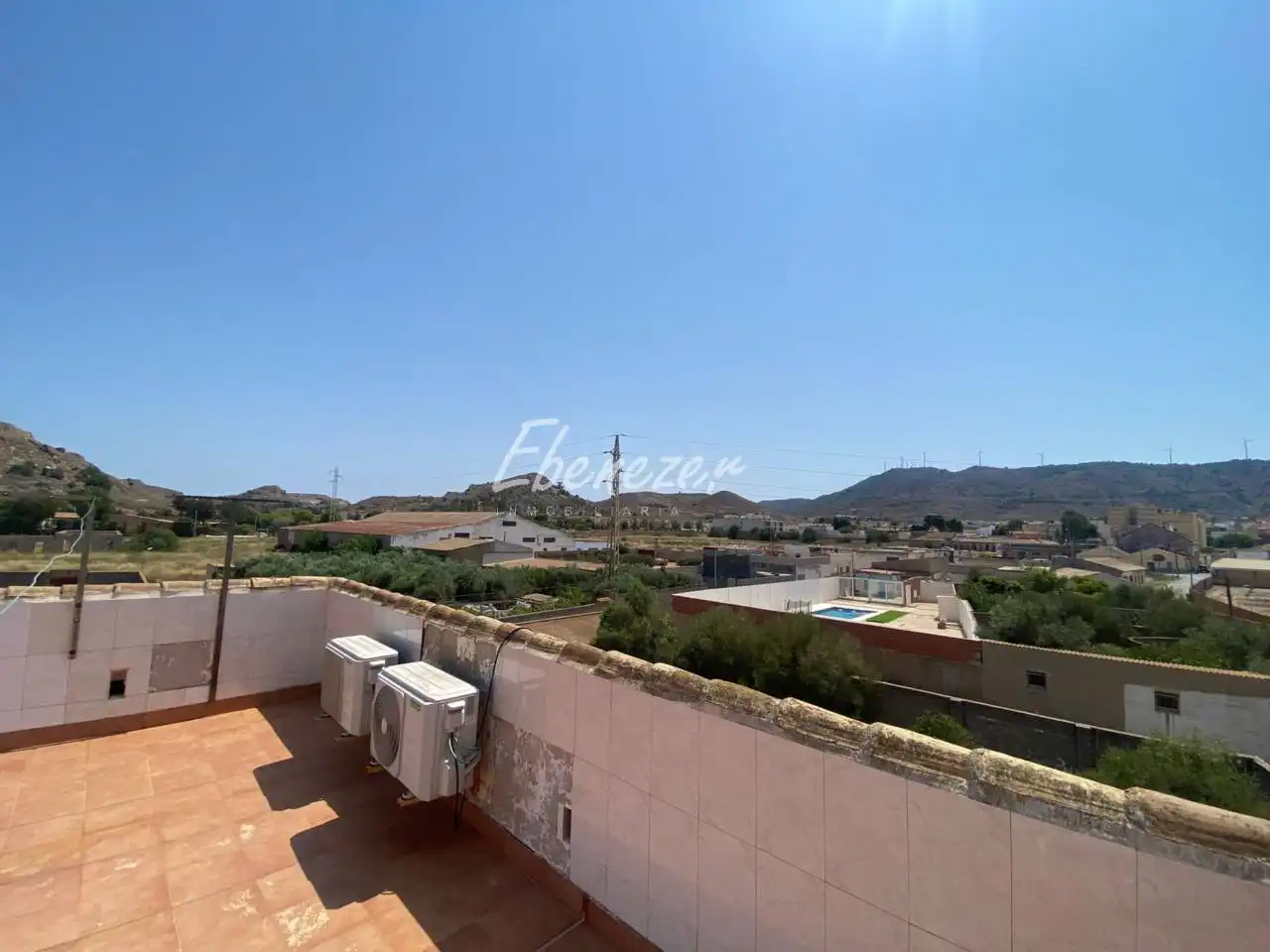 Terrasse von Wohnung zum Verkauf in La Unión mit Klimaanlage, Heizung und Privatgarten