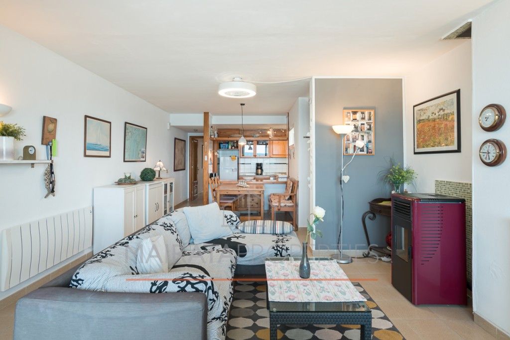 Sala d'estar de Apartament en venda en Alcúdia amb Terrassa i Moblat