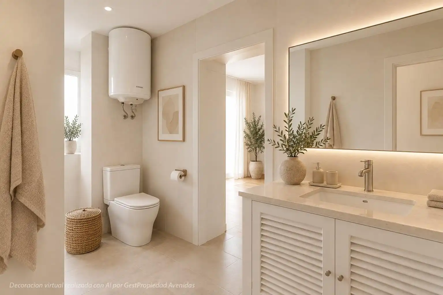 Bathroom of Flat for sale in  Palma de Mallorca  with Air Conditioner, Private garden and Terrace