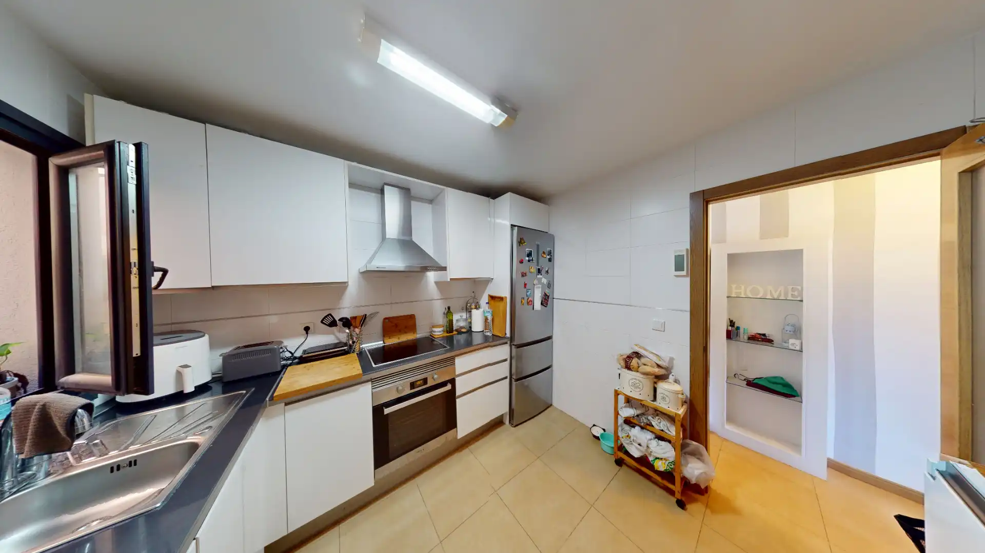 Kitchen of Flat for sale in Roquetas de Mar  with Air Conditioner, Heating and Private garden