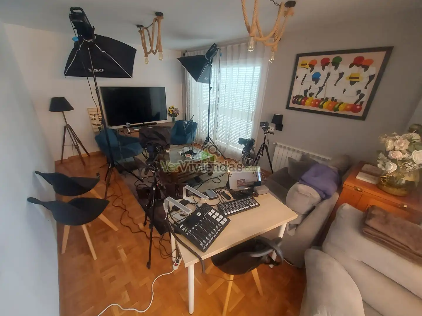 Sala de estar de Casa adosada en venta en Piera con Calefacción, Jardín privado y Terraza