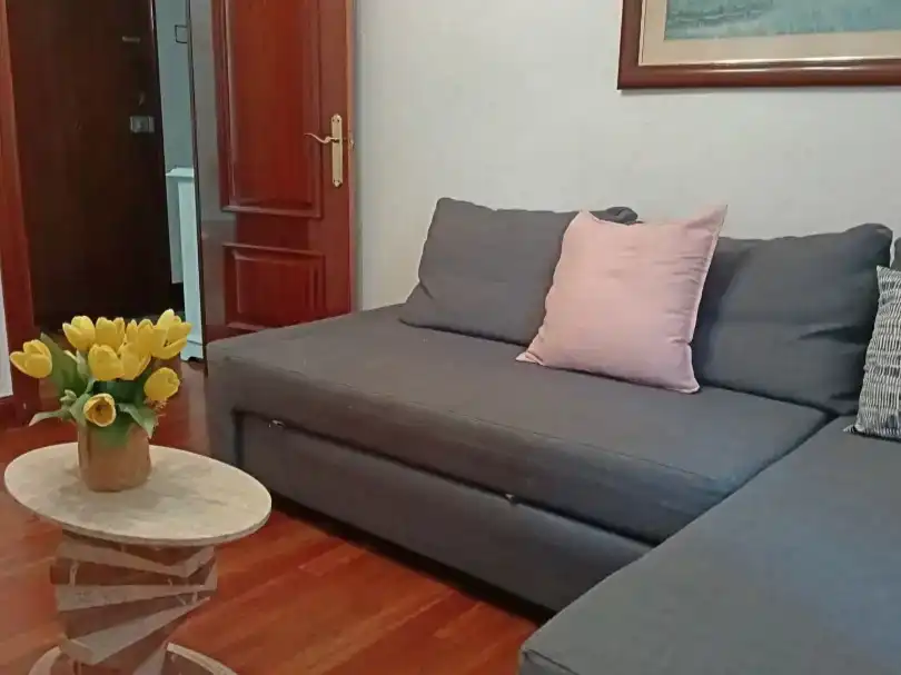 Sala d'estar de Pis en venda en Bilbao  amb Moblat
