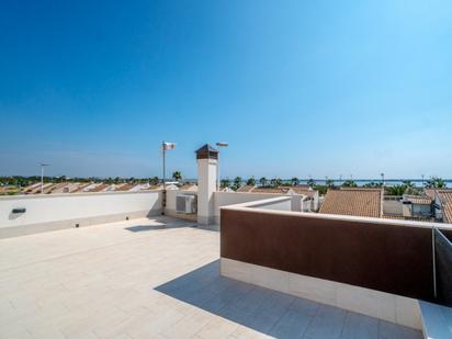 Terrassa de Casa o xalet en venda en San Pedro del Pinatar amb Jardí privat, Terrassa i Piscina comunitària