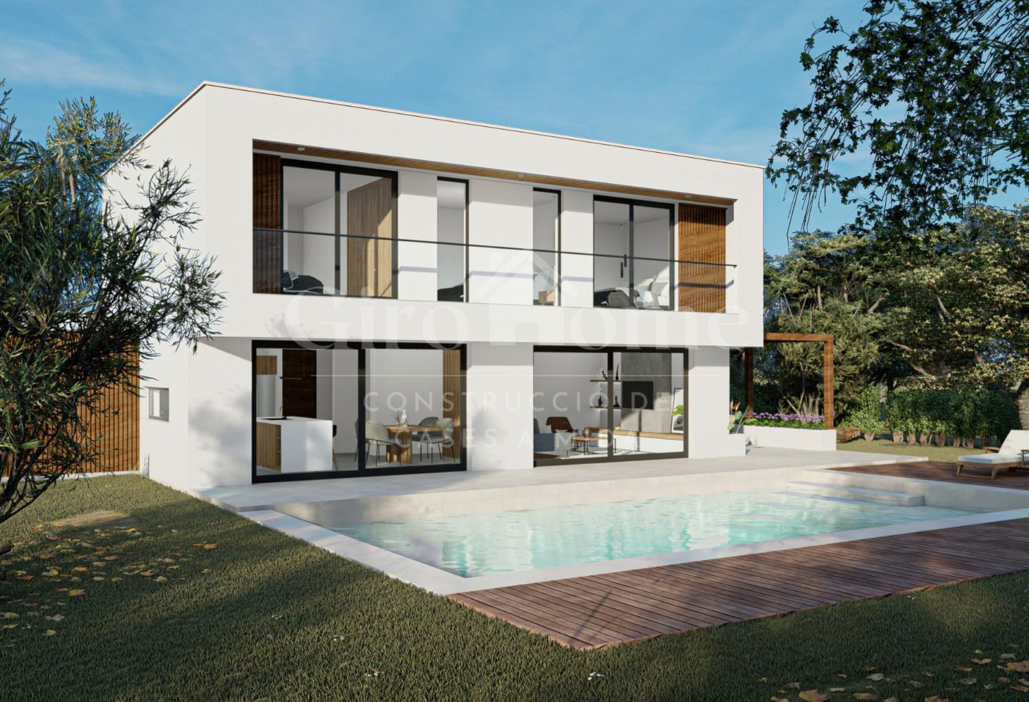 Vista exterior de Casa o xalet en venda en Olot amb Aire condicionat