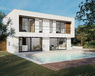 Vista exterior de Casa o xalet en venda en Olot amb Aire condicionat