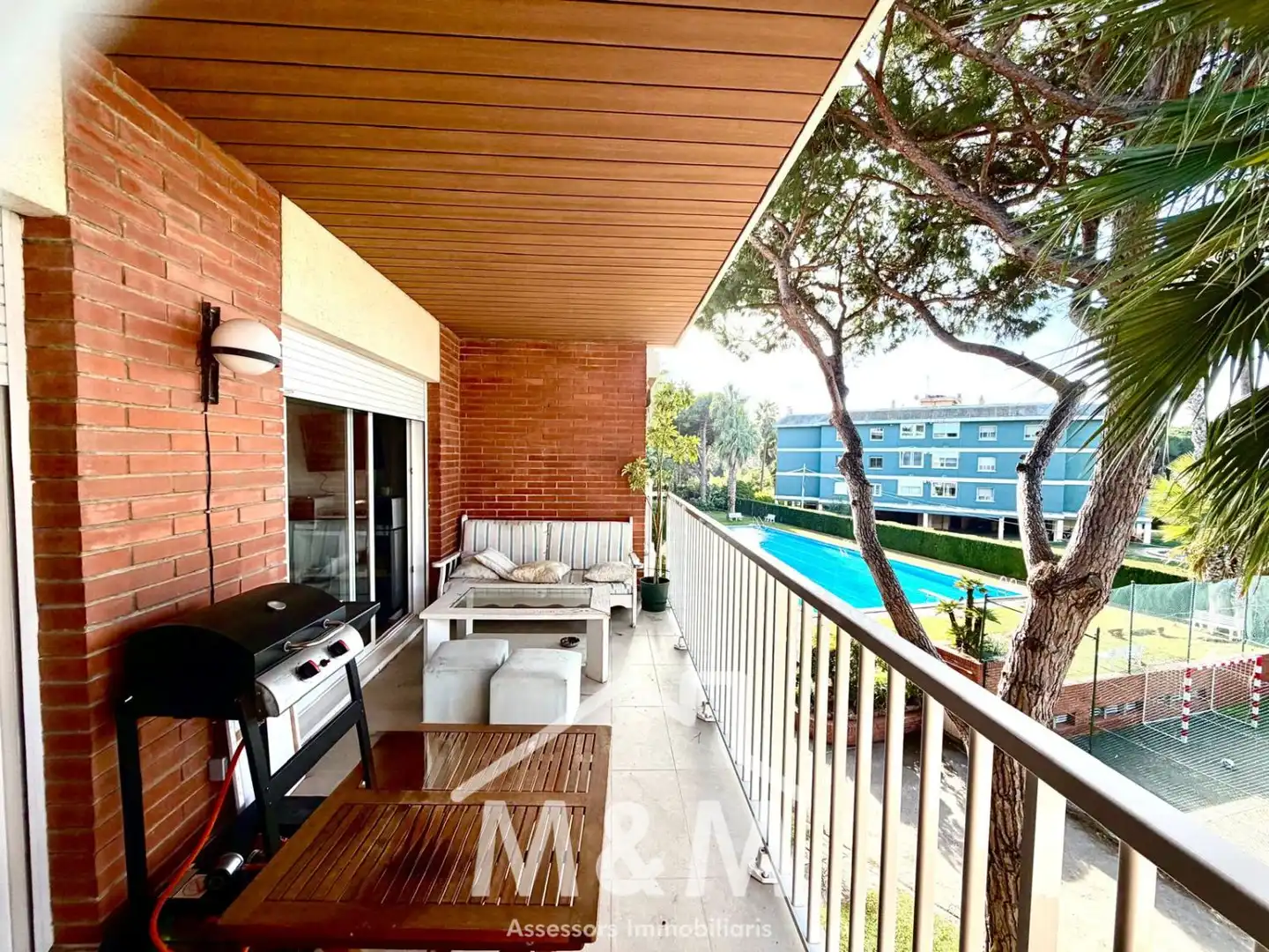 Terrasse von Wohnung zum Verkauf in Gavà mit Terrasse und Gemeinschaftspool