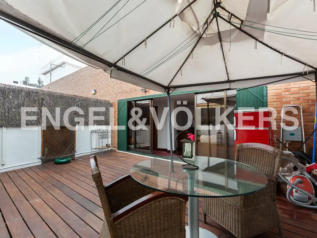 Terraza de Ático de alquiler en Valencia con Aire acondicionado, Calefacción y Parquet