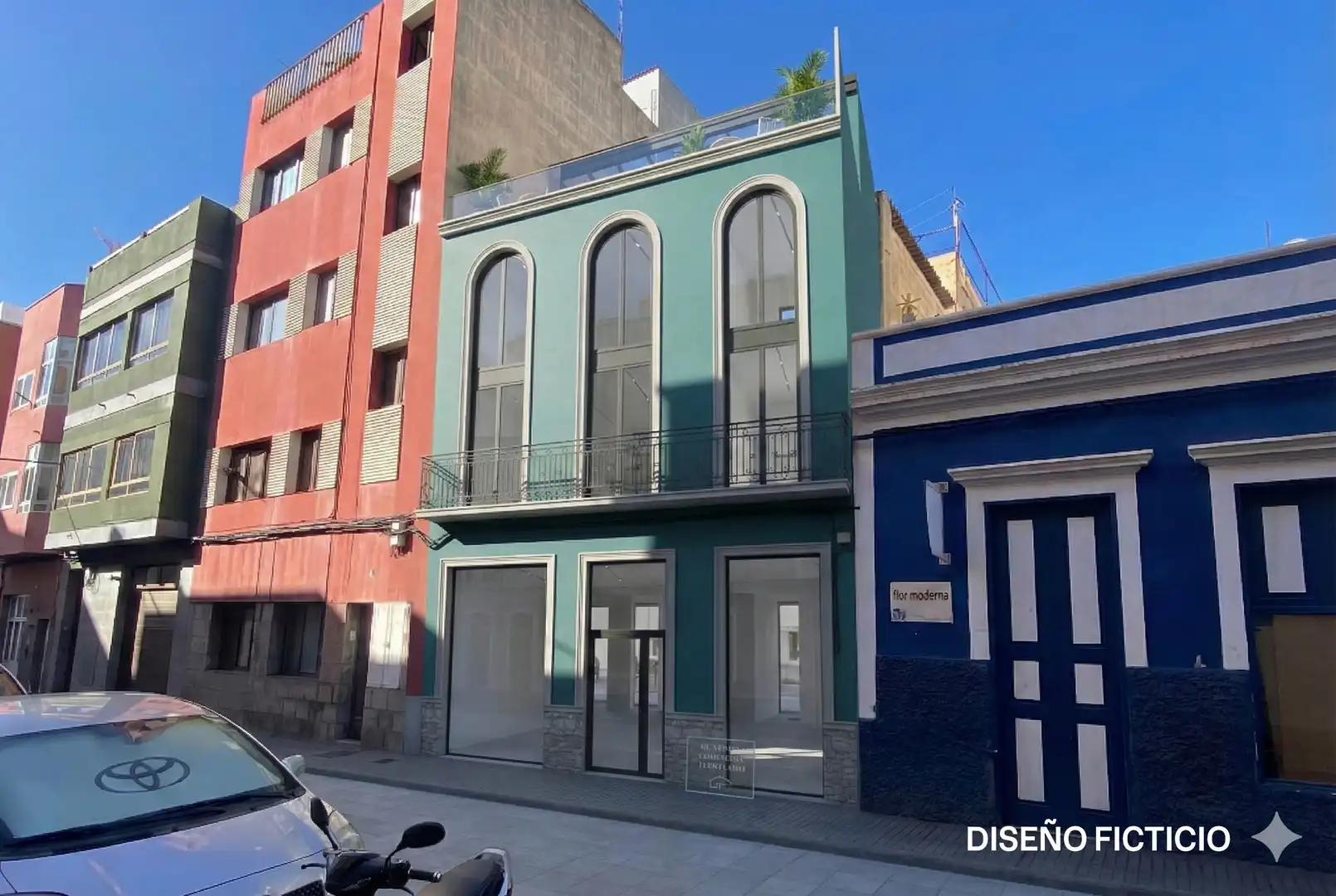 Vista exterior de Casa adosada en venda en Las Palmas de Gran Canaria amb Calefacció