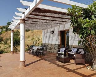 Terrace of House or chalet to rent in Cómpeta  with Heating