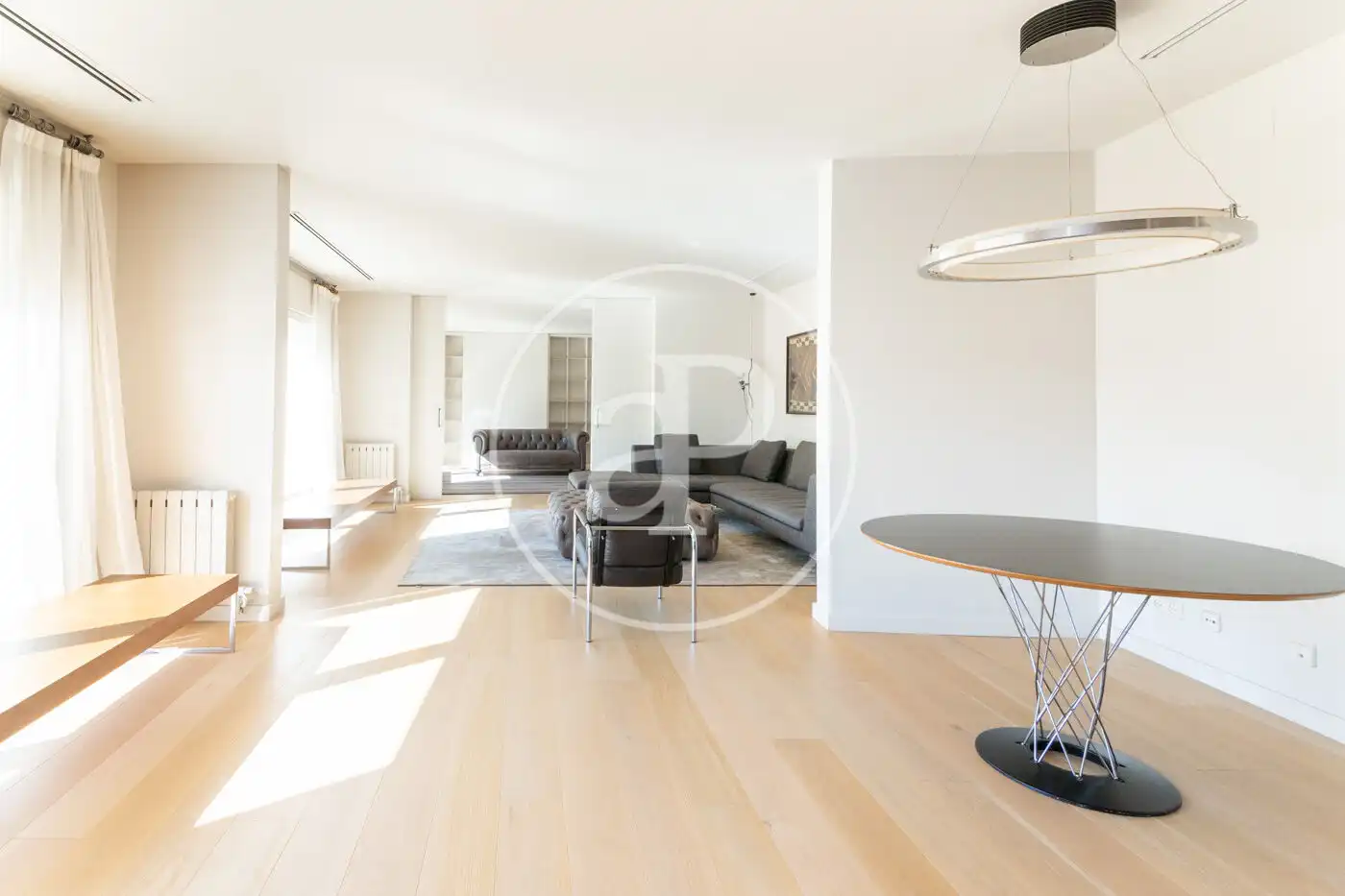 Living room of Flat for rent in Barcelona  with Air Conditioner, Heating and Terrace