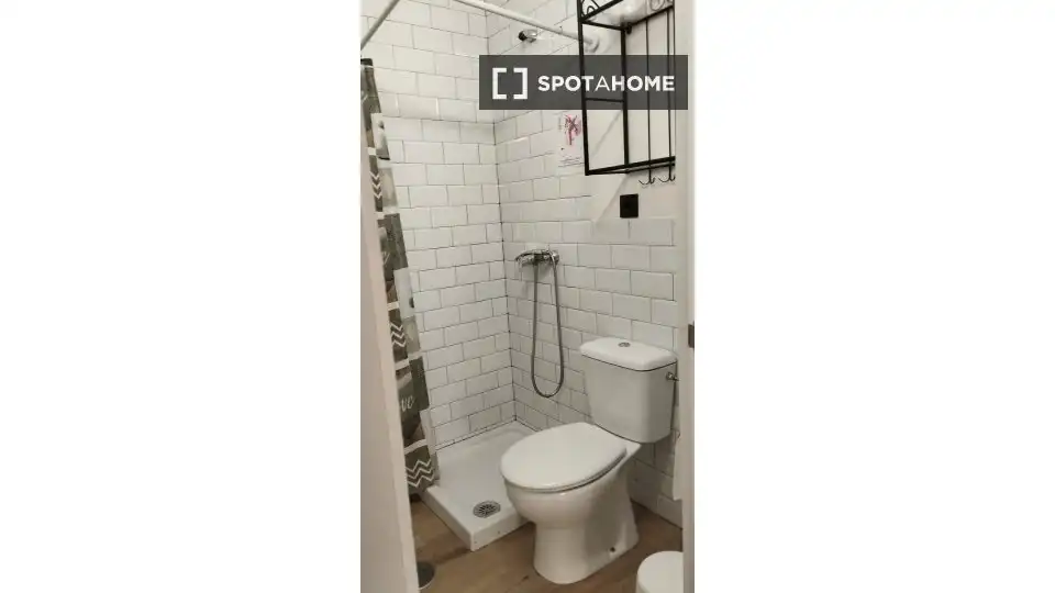 Baño de Estudio para compartir en Málaga con Aire acondicionado, Calefacción y Terraza