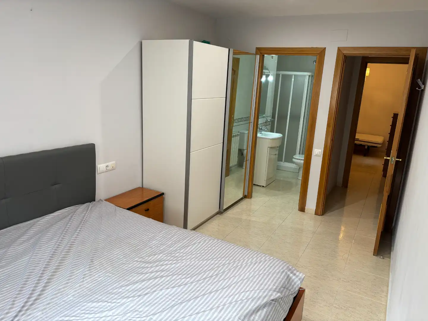 Bedroom of Flat for rent in Lleida  with Air Conditioner, Heating and Furnished