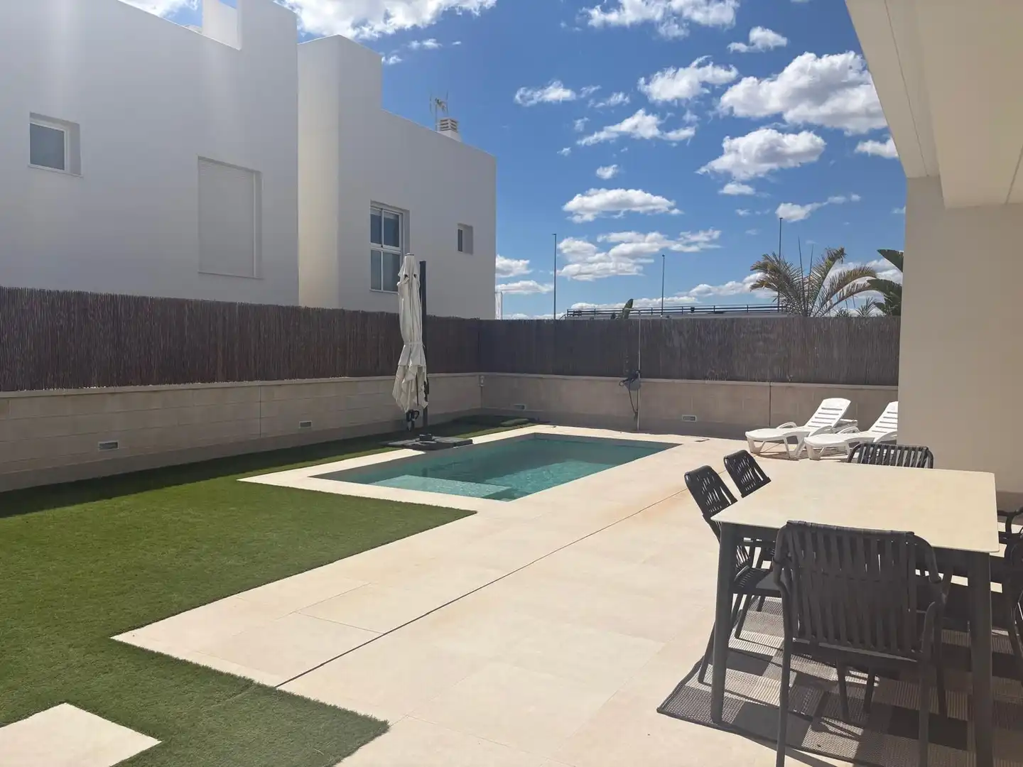 Piscina de Casa o chalet en venta en Pilar de la Horadada con Aire acondicionado, Calefacción y Jardín privado