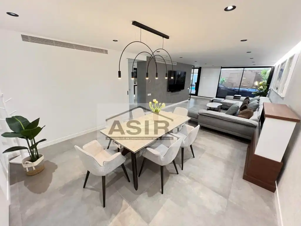 Living room of Houses for sale in Algemesí  with Air Conditioner and Swimming Pool