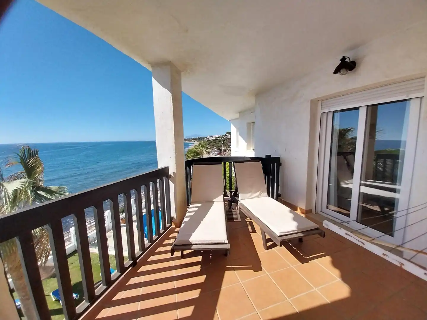 Terrasse von Wohnungen zur Miete in Mijas mit Heizung, Privatgarten und Terrasse
