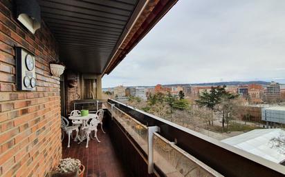 Terrace of Flat for sale in Palencia Capital  with Parquet flooring, Terrace and Storage room