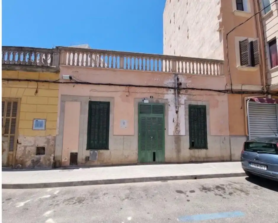 Vista exterior de Casa adosada en venta en  Palma de Mallorca con Aire acondicionado, Calefacción y Piscina