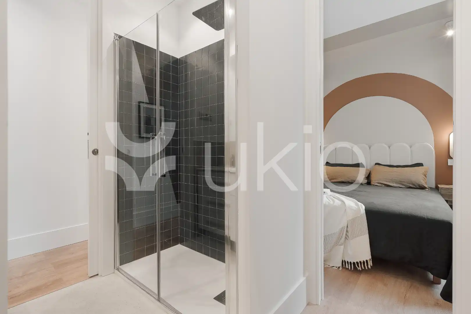 Habitación de Apartamento de alquiler en Madrid con Aire acondicionado, Calefacción y Terraza