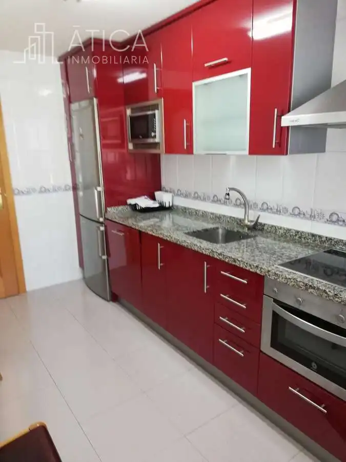 Kitchen of Flat for rent in Salamanca  with Heating, Furnished and Community pool