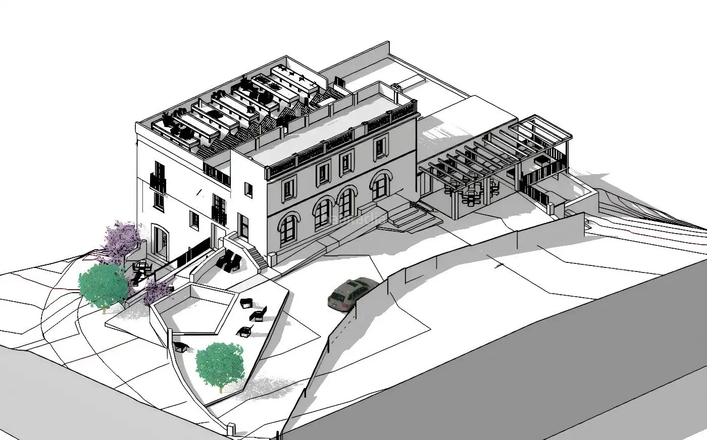 Casa rustica con giardino in vendita a Vial Camino 6, imagen 27