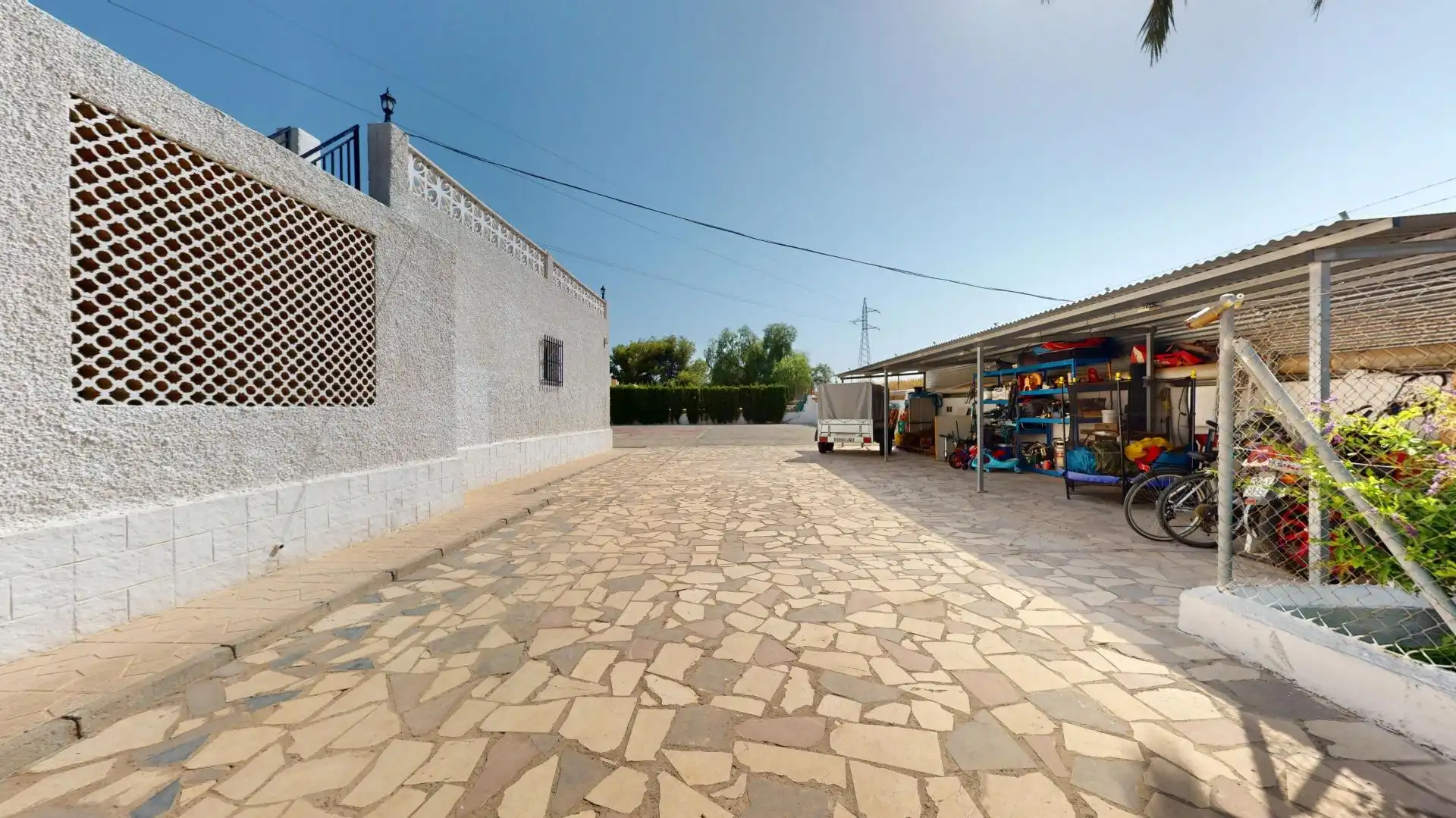 Exterior view of Houses for sale in Elche / Elx  with Air Conditioner, Private garden and Terrace