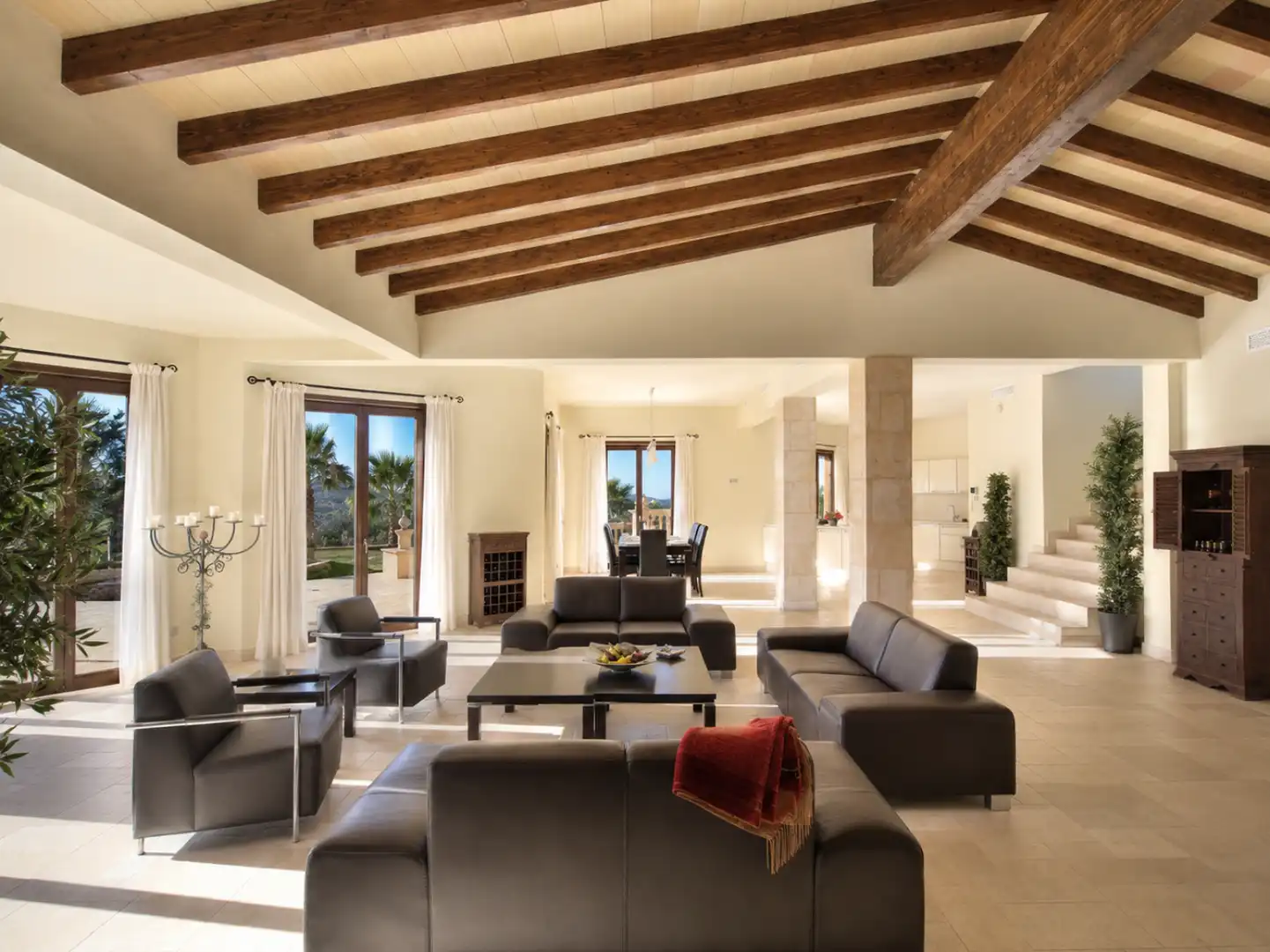 Living room of Houses for rent in Alaró  with Air Conditioner, Heating and Storage room