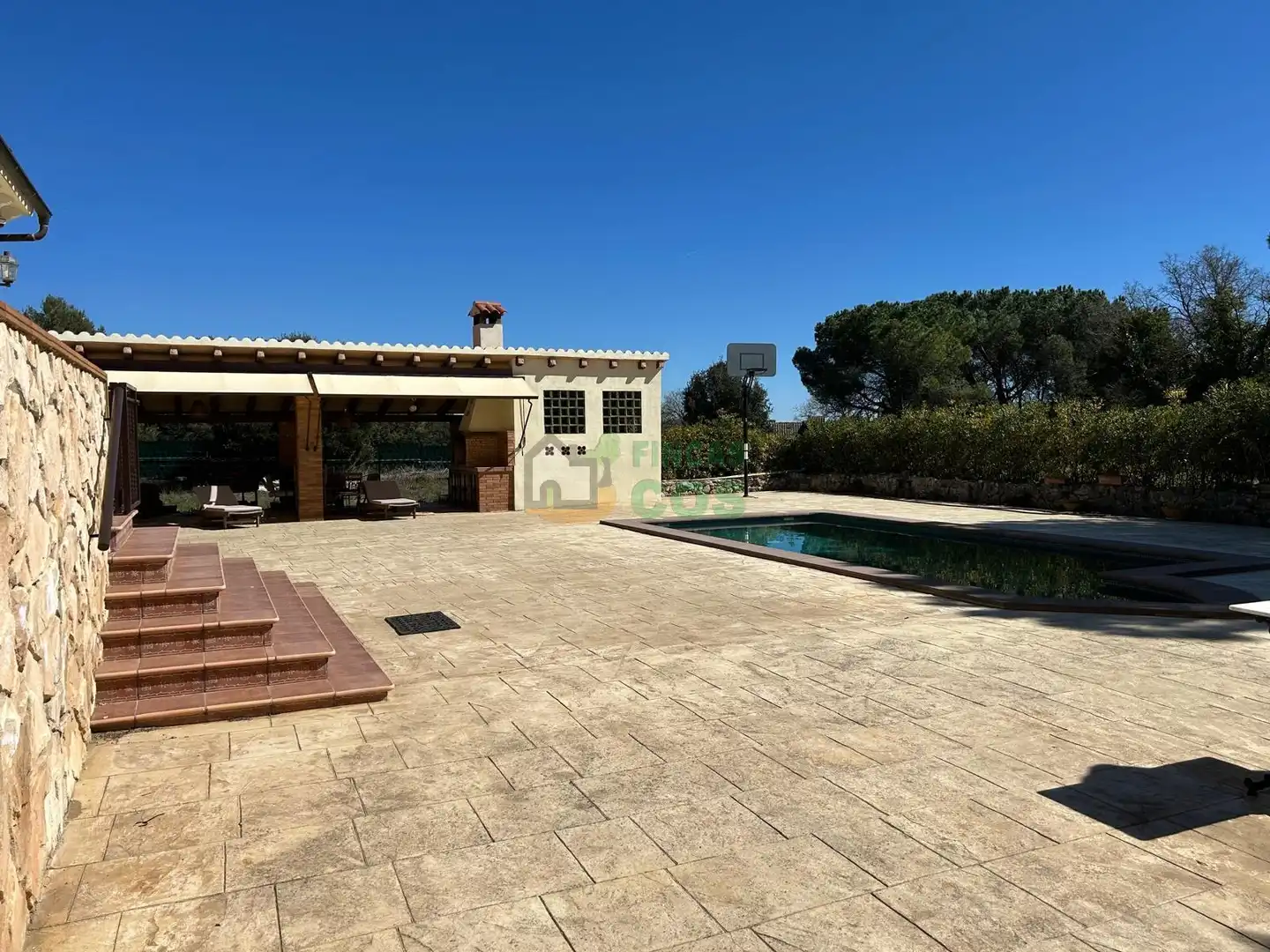 Swimming pool of Houses for sale in Pontons  with Private garden, Terrace and Swimming Pool