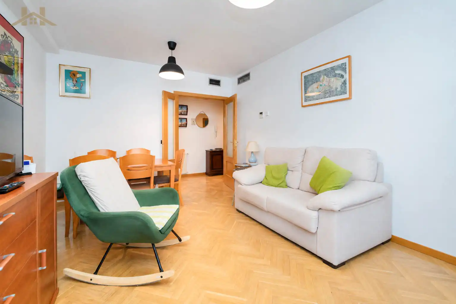 Wohnzimmer von Wohnung zum Verkauf in Alcorcón mit Abstellraum, Ofen und Balkon