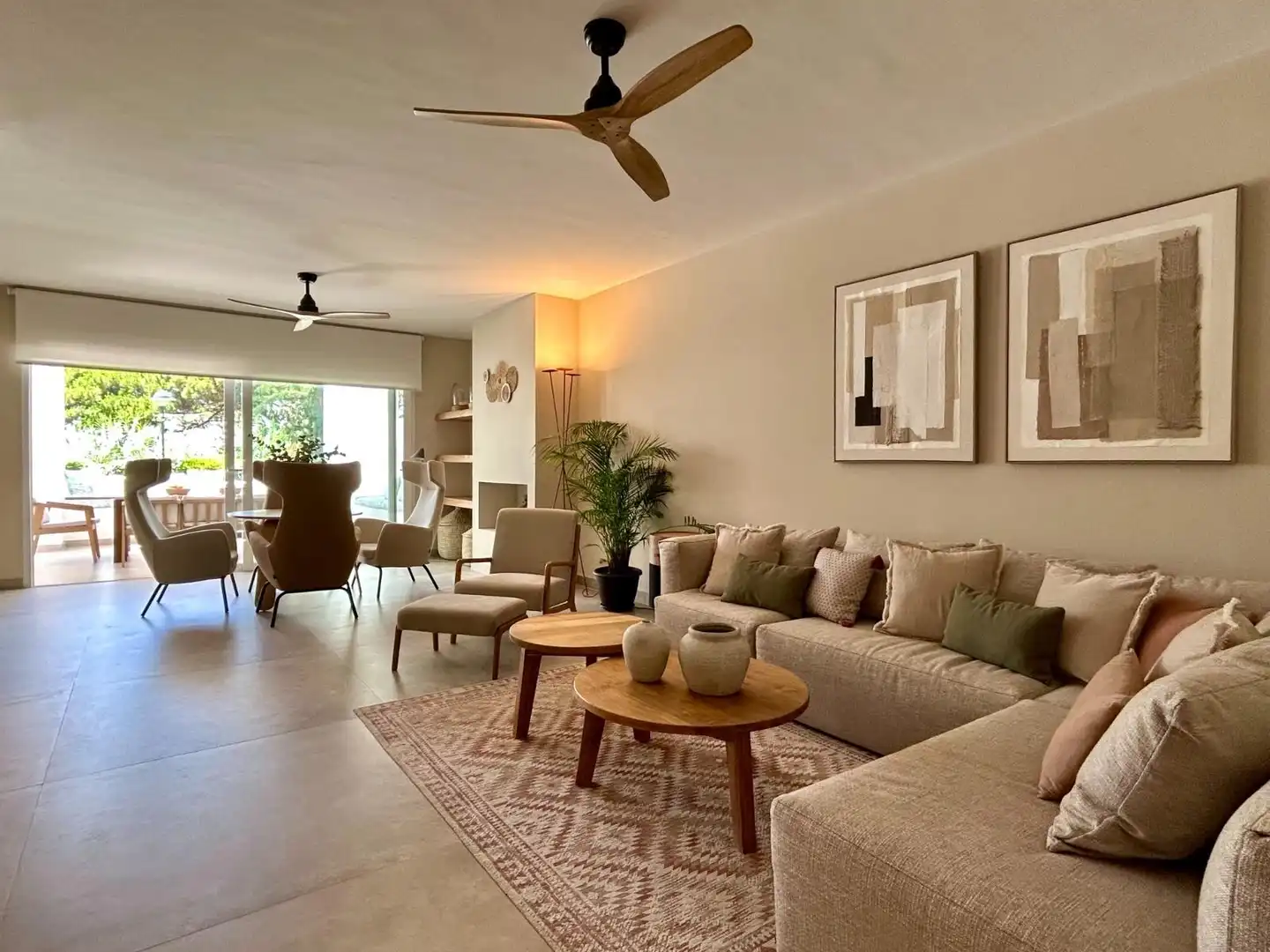 Living room of Apartments for sale in Marbella  with Air Conditioner, Heating and Private garden