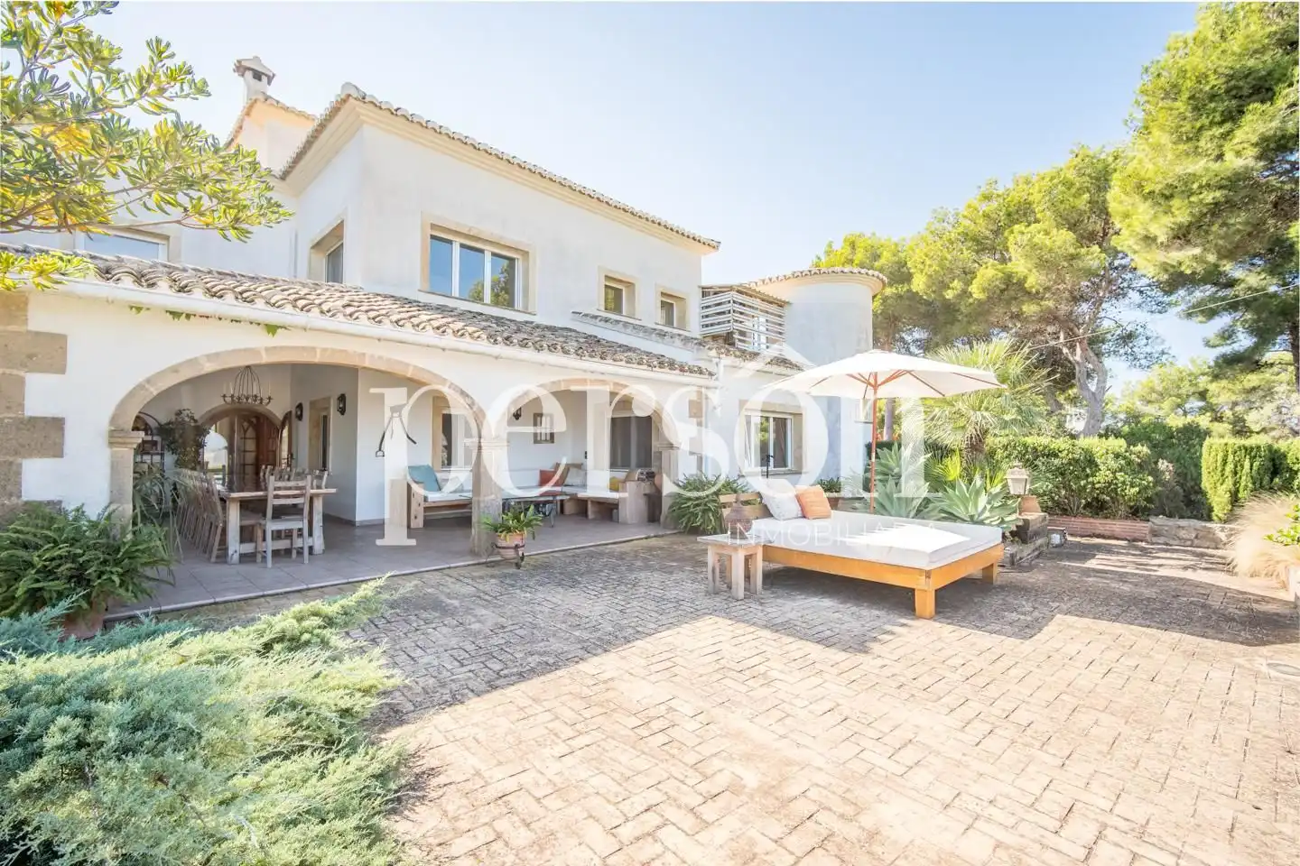 Exterior view of Houses for sale in Jávea / Xàbia  with Air Conditioner, Heating and Private garden