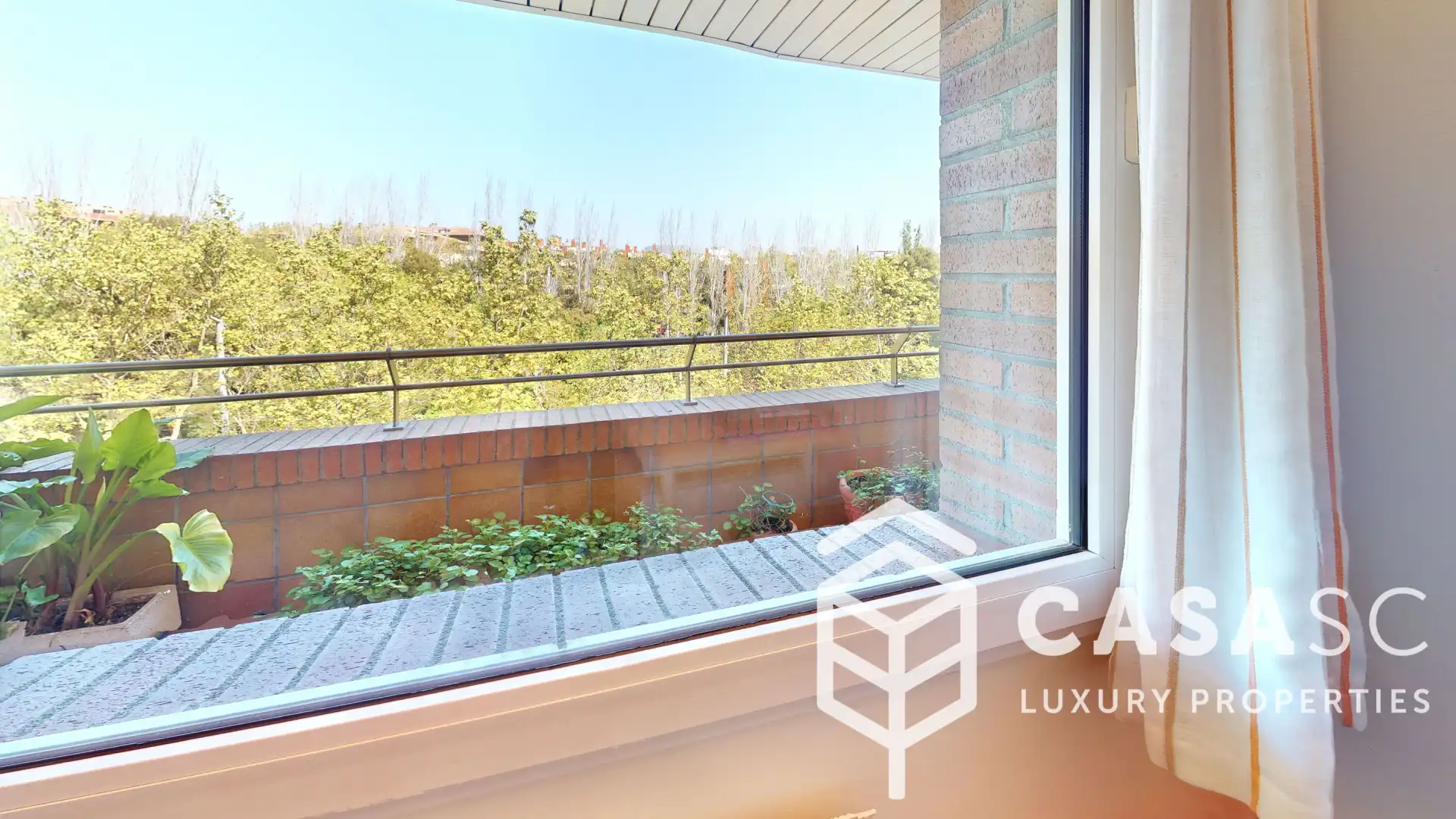 Balcony of Attic for sale in Sant Cugat del Vallès  with Air Conditioner, Heating and Parquet flooring