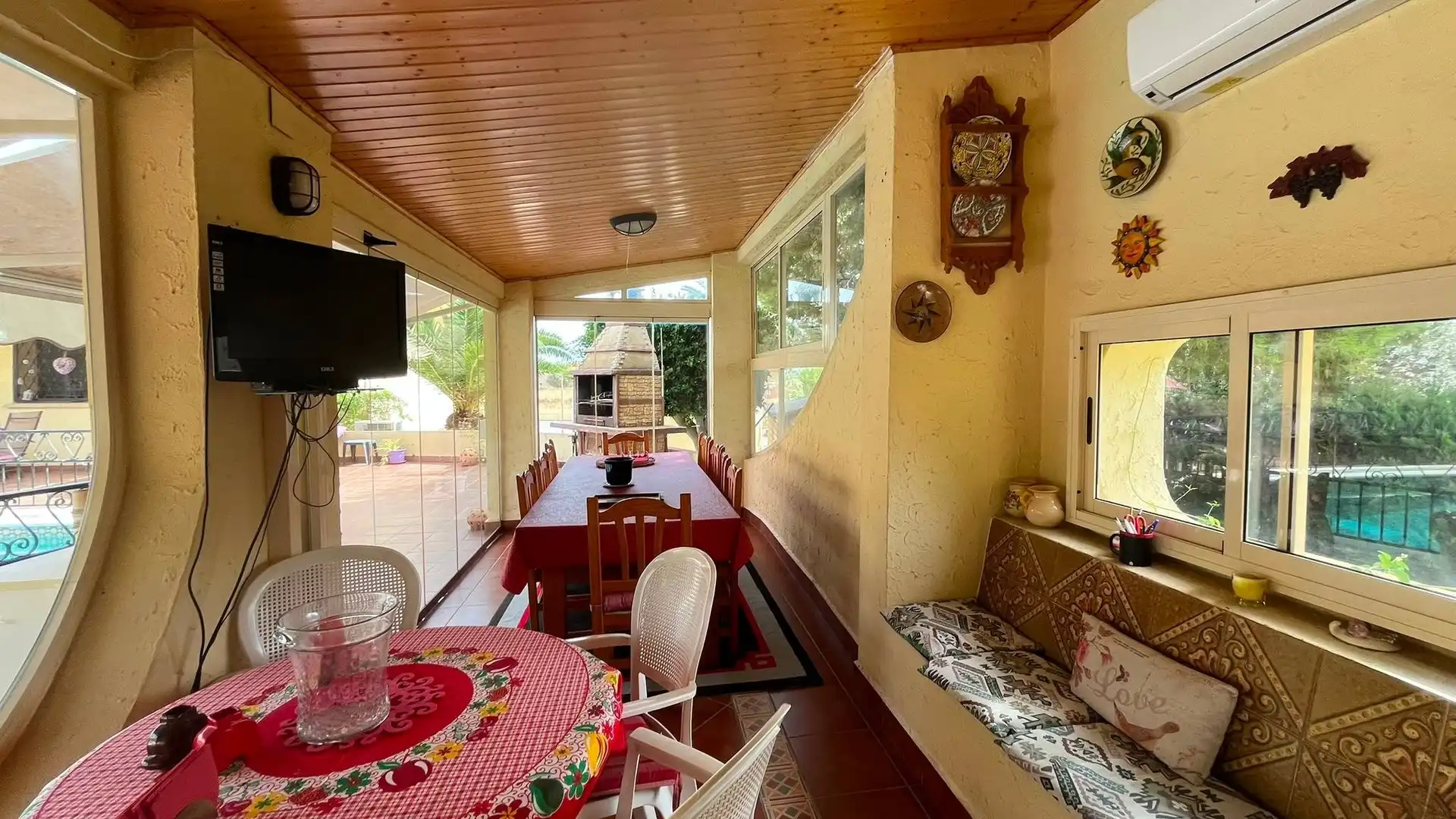Terraza de Casa o chalet en venta en Elche / Elx con Aire acondicionado, Calefacción y Jardín privado