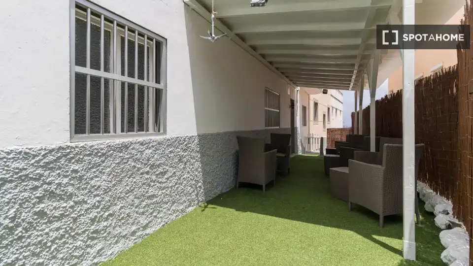 Terraza de Piso para compartir en Las Palmas de Gran Canaria con Aire acondicionado, Terraza y Amueblado