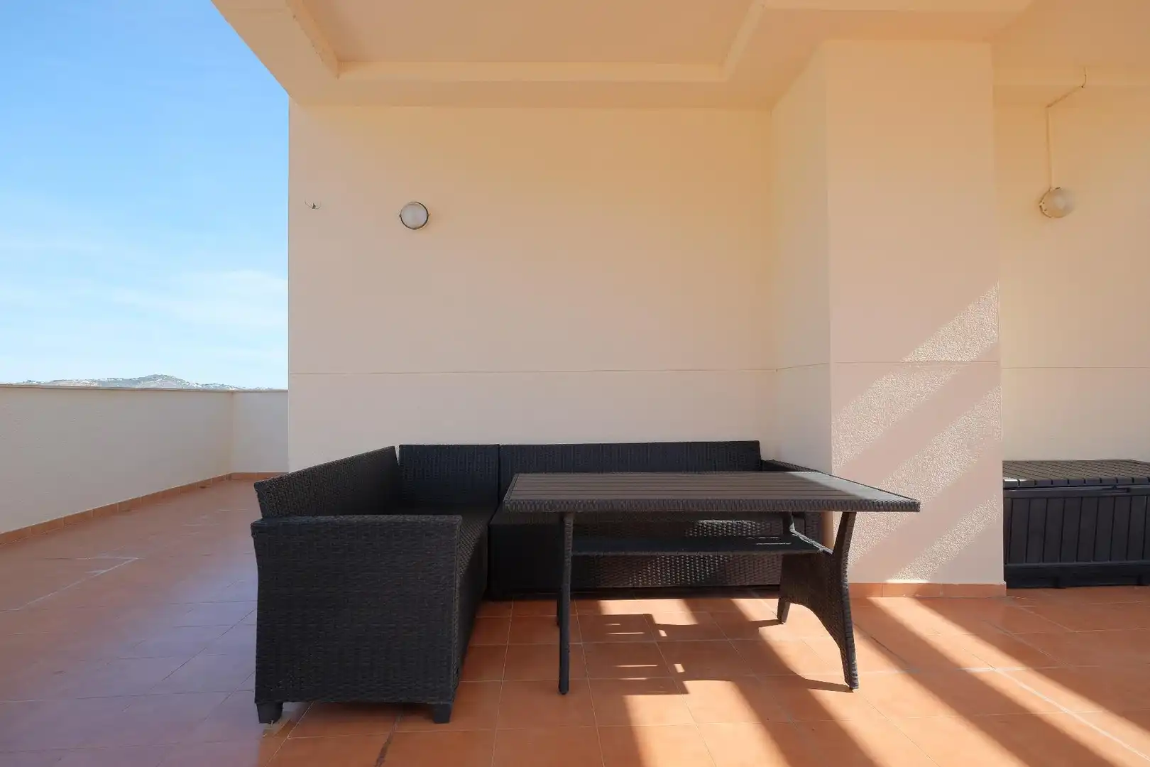 Terrace of Attic for sale in Calpe / Calp  with Air Conditioner, Heating and Private garden