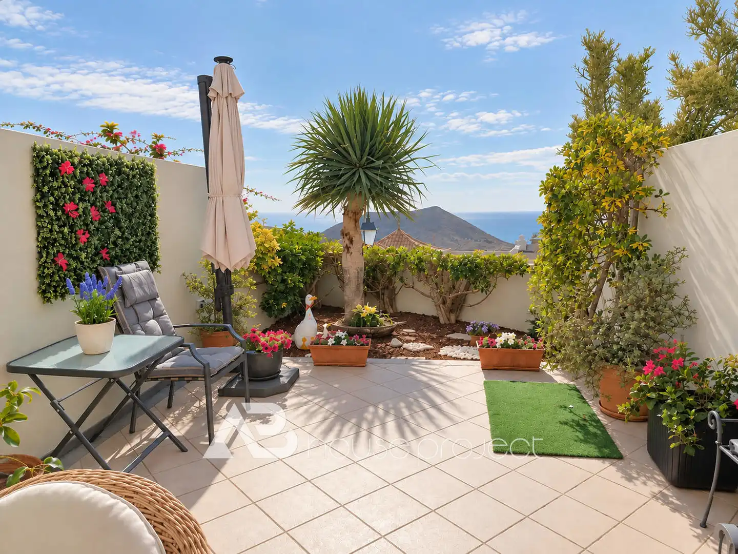 Maison mitoyenne avec jardin à vendre à Calle Tinguafaya