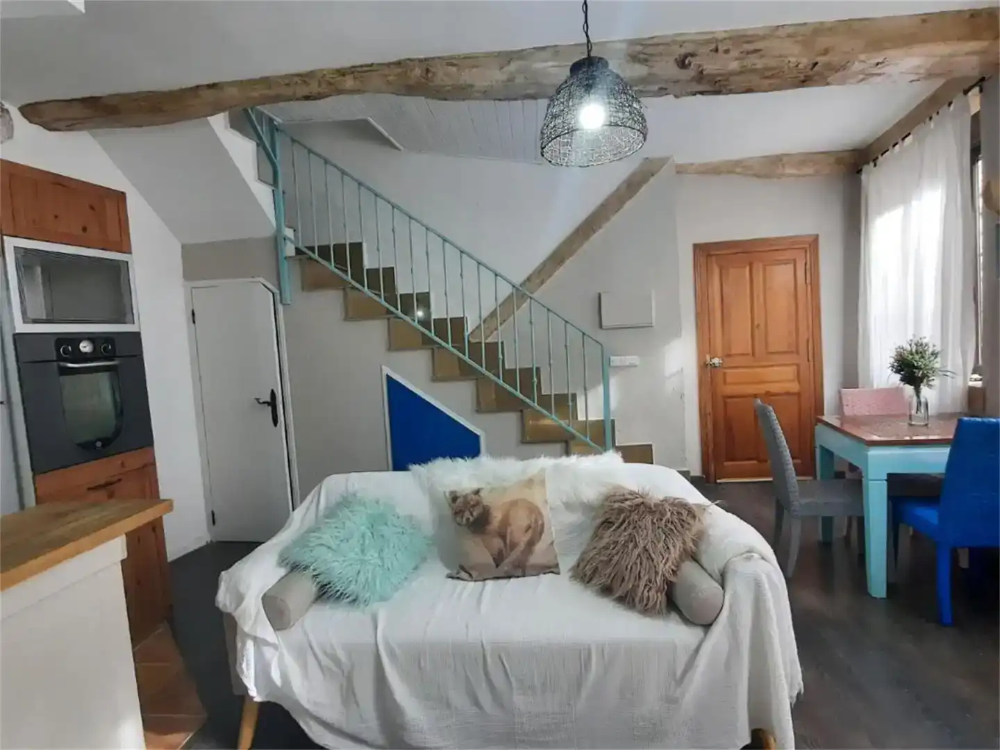 Sala d'estar de Casa o xalet en venda en Béjar amb Jardí privat, Parquet i Traster