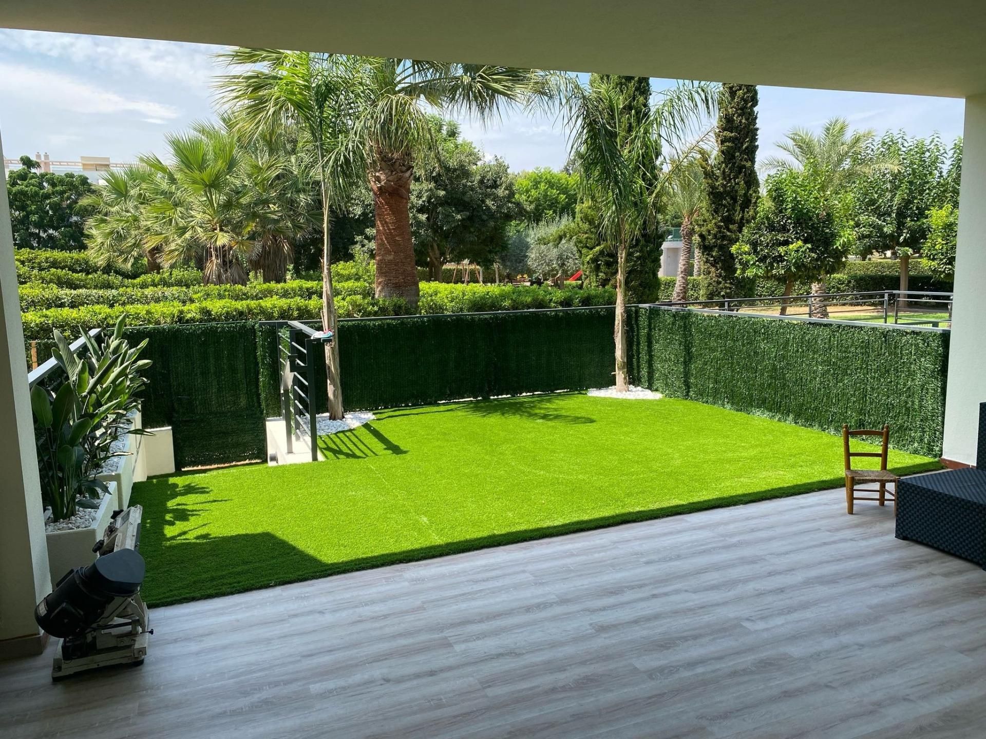 Terrace of Flat for sale in San Jorge / Sant Jordi  with Heating, Terrace and Community pool