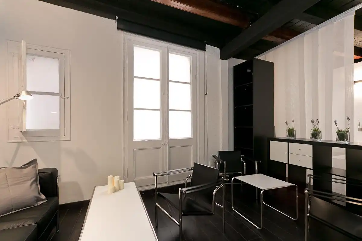 Sala d'estar de Pis en venda en Barcelona amb Aire condicionat, Calefacció i Balcó