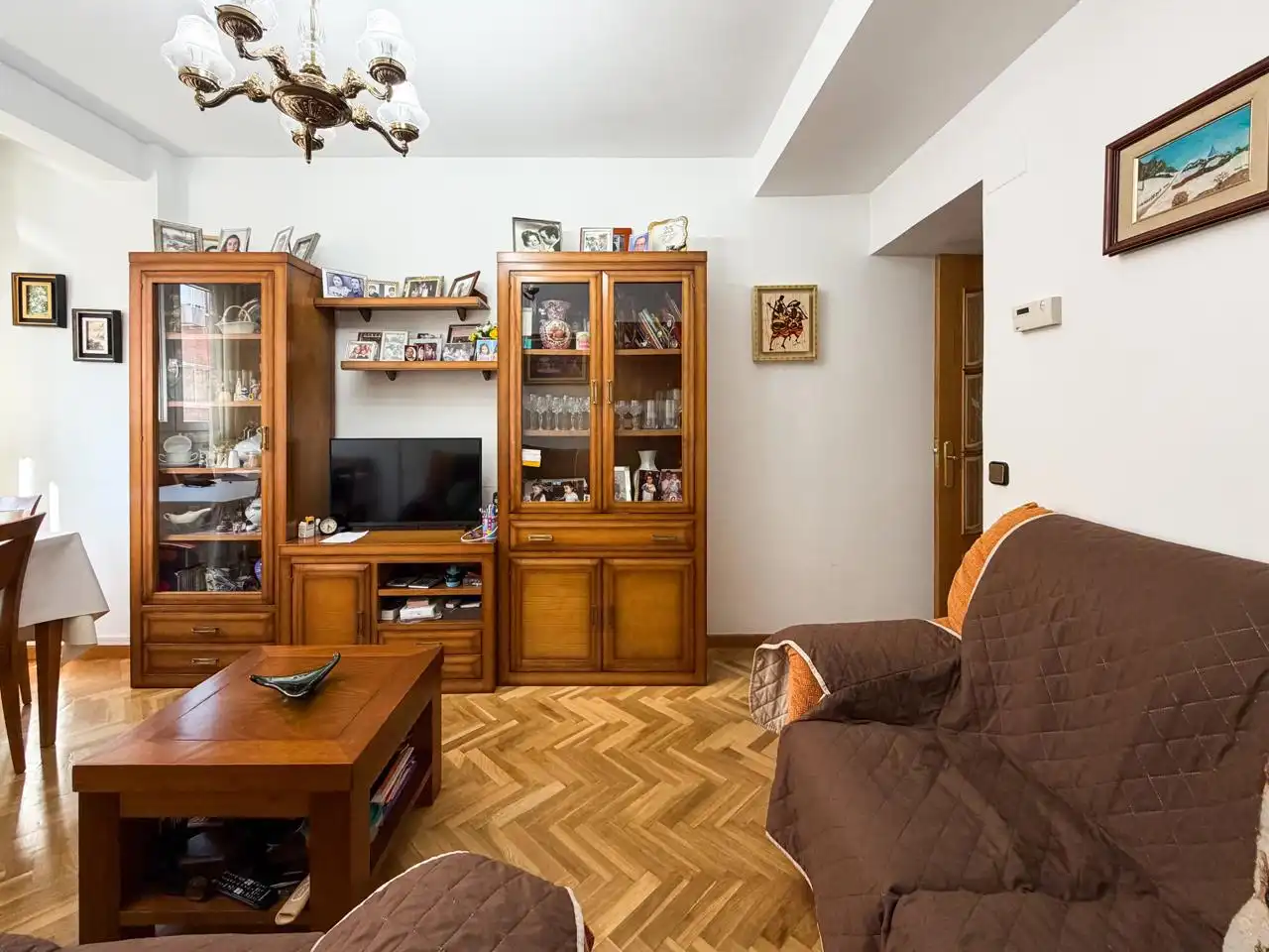 Sala d'estar de Pis en venda en Alcobendas amb Aire condicionat, Calefacció i Parquet