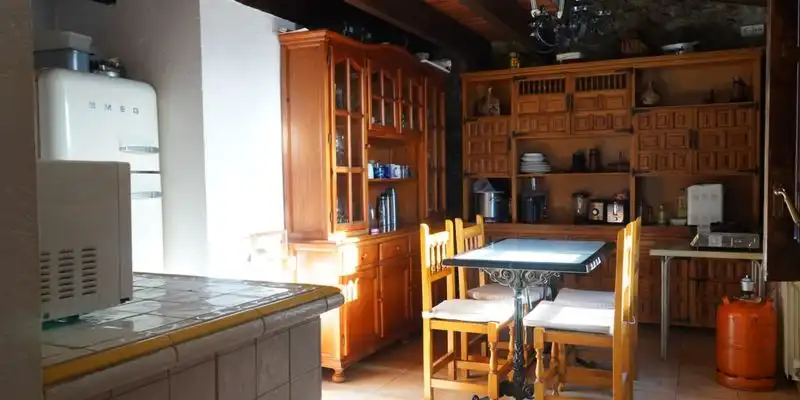 Cuina de Casa o xalet en venda en Sant Vicenç de Montalt amb Aire condicionat i Moblat