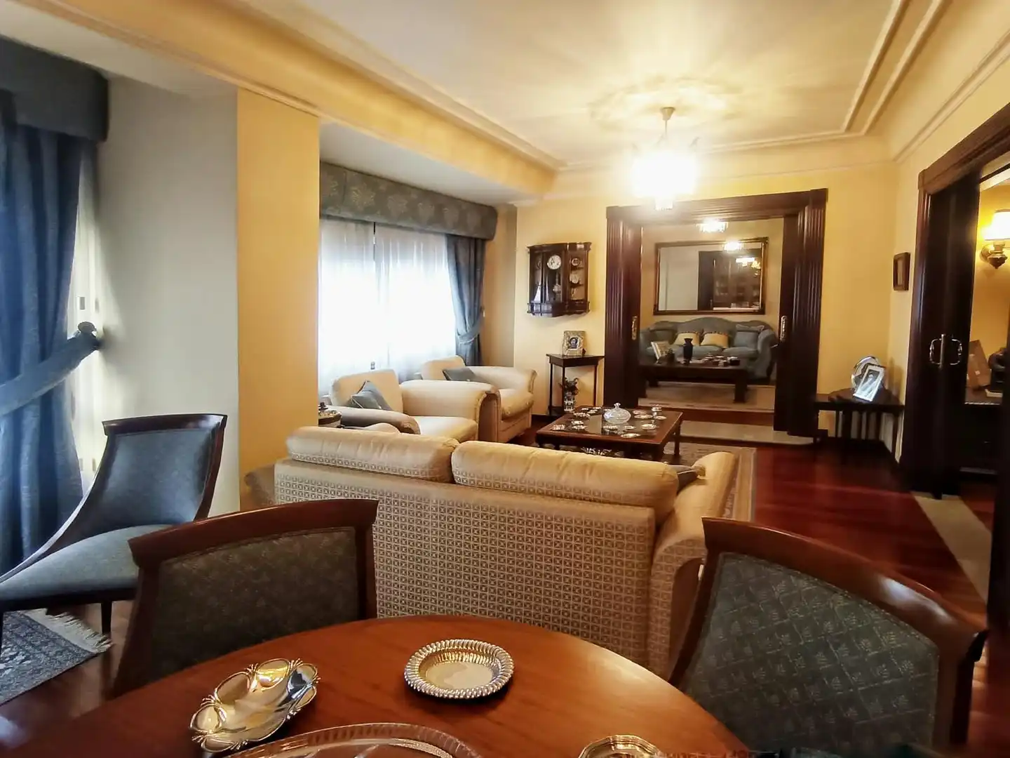 Sala de estar de Dúplex en venta en Pontevedra Capital  con Calefacción y Amueblado