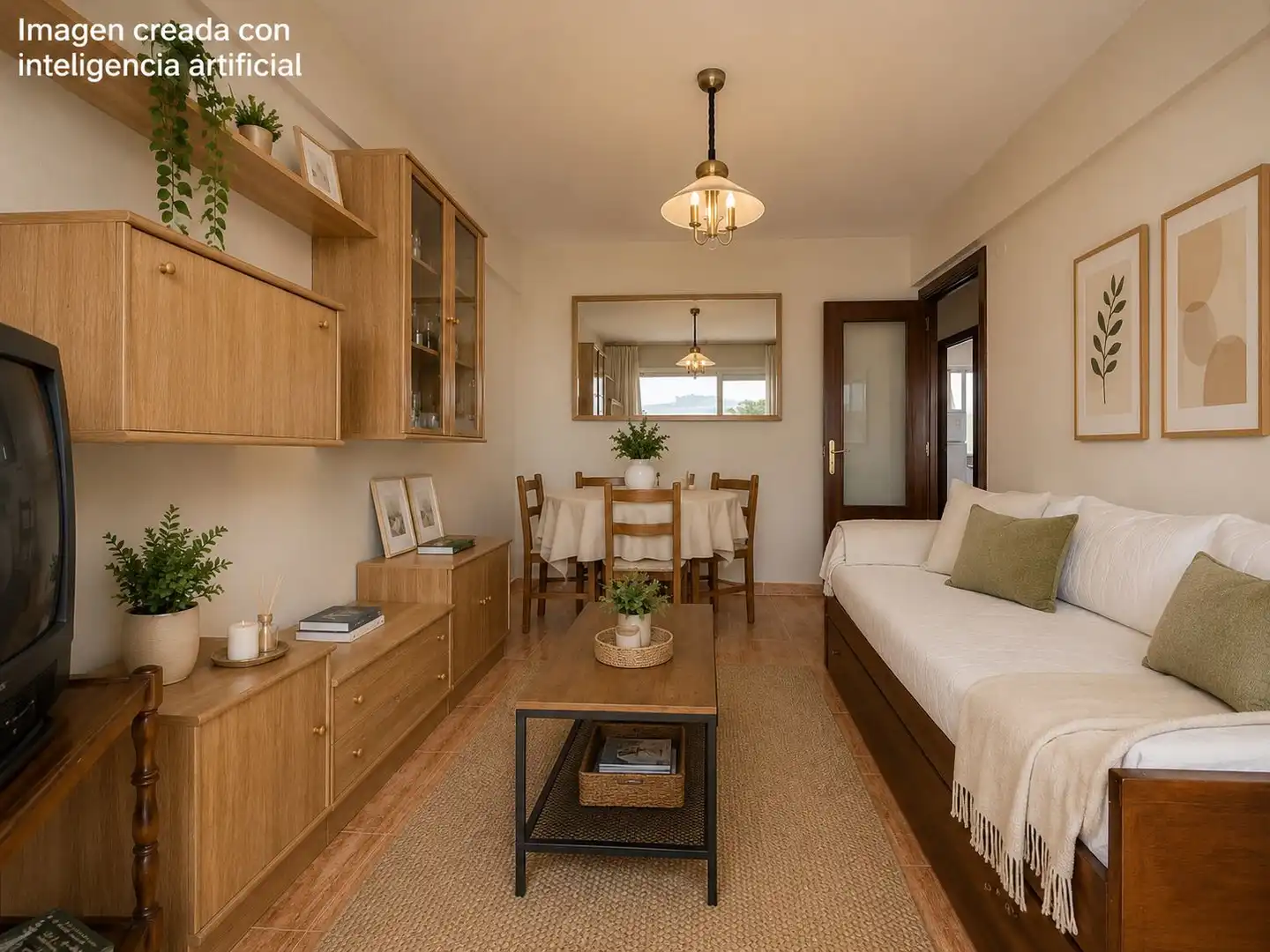 Sala de estar de Piso en venta en Laredo con Terraza